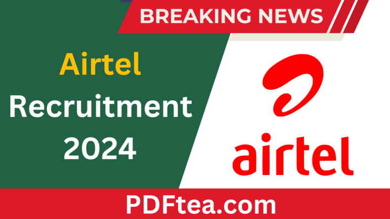 Airtel Recruitment 2024 Software Developer Engineer (SDE-1)