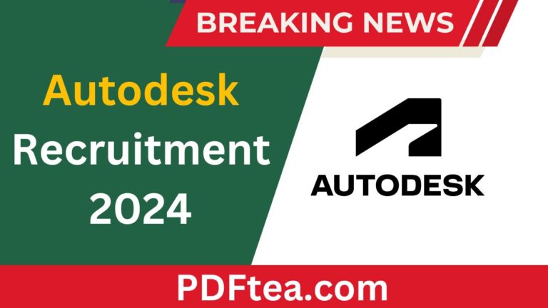 Autodesk Recruitment 2024 Software Engineer