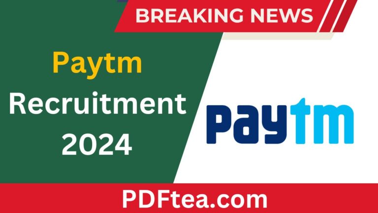 Paytm Recruitment 2024 Product Analytics- Intern
